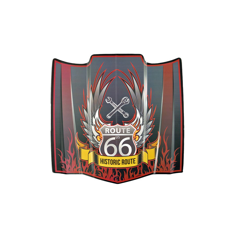 Blechschild Motorhaube Route 66 Blechschild Motorhaube Route 66