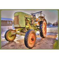 Holzschild Fendt Dieselross